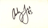Ashley Lelie Autographed/Signed Denver Broncos Index Card Beckett 45302