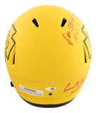 Stenerud Roaf Shields Thomas Signed Chiefs FS Rave Speed Replica Helmet JSA QR