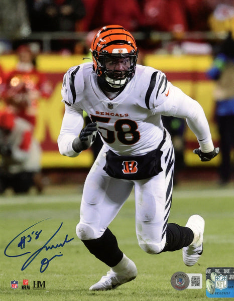 Joseph Assai Autographed/Signed Cincinnati Bengals 8x10 Photo Beckett 40790