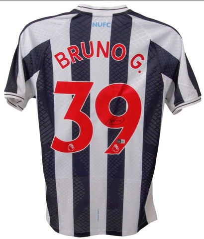 Bruno Guimaraes Signed Newcastle United Soccer Jersey (Beckett) Mid-Fielder