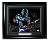 Brian Dawkins HOF Autographed 16x20 Photo Philadelphia Eagles Framed JSA 176459