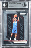 Shai Gilgeous-Alexander Signed 2018 Panini Prizm #184 Rookie Card BAS Slabbed 2