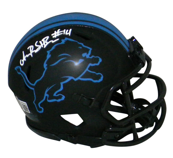 AMON-RA ST BROWN AUTOGRAPHED DETROIT LIONS ECLIPSE SPEED MINI HELMET BECKETT