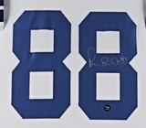 Michael "Playmaker" Irvin Signed Dallas Cowboys 35x43 Framed Jersey (Prova) WR