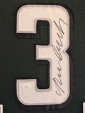 FRAMED PHILADELPHIA EAGLES NOLAN SMITH JR AUTOGRAPHED SIGNED JERSEY JSA COA