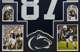 FRAMED PENN STATE NITTANY LIONS PAT FREIERMUTH AUTOGRAPHED JERSEY BECKETT HOLO