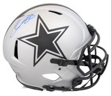 Cowboys CeeDee Lamb Signed Rave Full Size Speed Proline Helmet W/ Case Fanatics