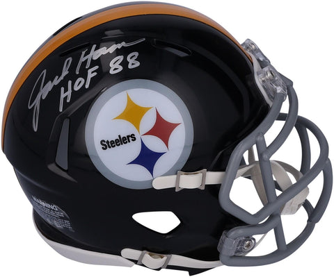 Autographed Jack Ham Steelers Mini Helmet