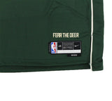 Giannis Antetokoumpo Signed Milwaukee Bucks Nike Swingman Hunter Green Jersey