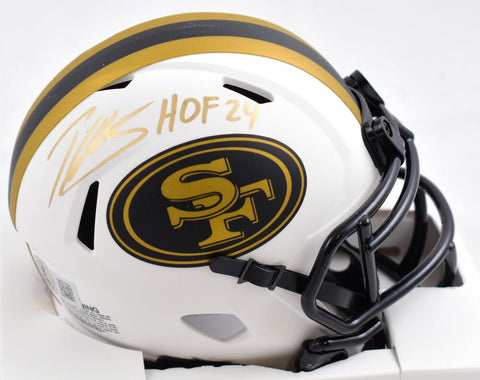 Patrick Willis Signed 49ers Lunar Speed Mini Helmet w/HOF - Beckett W Holo *Gold