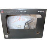 Quinshon Judkins Signed Cleveland Browns F/S 23 Alt Helmet Beckett Witness 55163