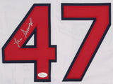 Lee Smith Signed St. Louis Cardinals Jersey (JSA COA) 7xAll-Star Reliever