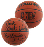 Pistons Bob Lanier Signed Spalding Official NBA Game Basketball BAS #BU55119