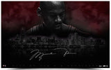 Michael Jordan Autographed City Of Big Shoulders 40 x 25 Photo UDA LE 123