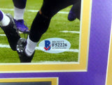Adrian Peterson Autographed Signed Framed 8x10 Photo Vikings Beckett F52226