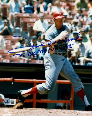 Frank Howard Autographed/Signed Washington Nationals 8x10 Photo Beckett 57580