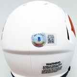 Justin Fields Autographed Bears Lunar Eclipse Mini Helmet Beckett QR BK69249