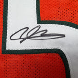 Autographed/Signed ANDRE JOHNSON Miami Orange College Jersey JSA COA