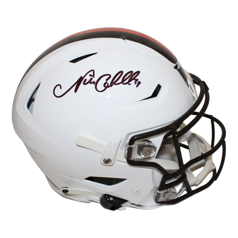 Nick Chubb Signed Cleveland Browns Speedflex 23 Alt Helmet Beckett 44004