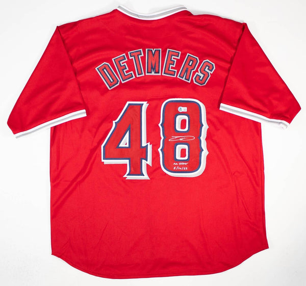 Reid Detmers "No Hitter 5/10/22" Signed Los Angeles Angels Jersey (Beckett)