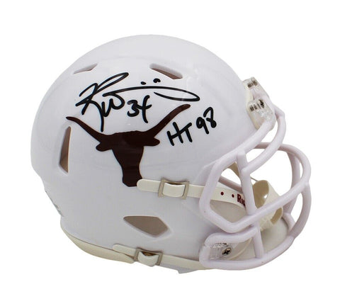 Ricky Williams Signed Texas Longhorns Speed NCAA Mini Helmet with "HT 98" Insc