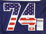 Bob Lilly Signed Dallas Cowboys Stars & Stripes America's Team Jersey (JSA COA)