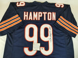 Dan Hampton Signed Bears Jersey Inscribed "HOF 2002"(Schwartz COA) 85 Bears D.E.