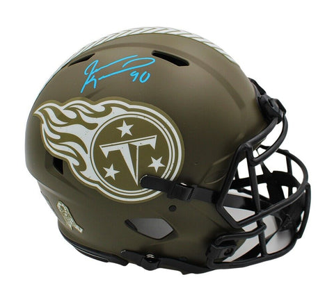 Jevon Kearse Signed Tennessee Titans Speed Authentic STS NFL Helmet