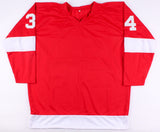 Petr Mrazek Signed Red Wings Jersey (JSA Hologram) Ready for framing