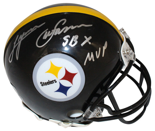 Lynn Swann Autographed Pittsburgh Steelers VSR4 Mini Helmet Beckett 40816