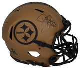 Troy Polamalu Autographed Steelers 2023 STS Speed Authentic Helmet Beckett