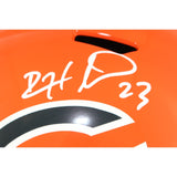 Devin Hester Autographed Chicago Bears F/S Helmet 22 Alt Beckett Witness 51159