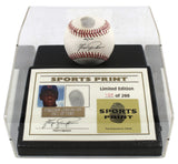 Cubs Fergie Jenkins Signed Thumbprint Baseball LE #'d/200 w/ Display Case BAS