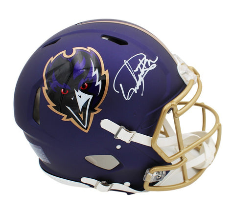 Derrick Henry Signed Baltimore Ravens Speed Authentic Alternate 24 Purple Helmet