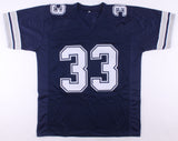 Tony Dorsett Signed Dallas Cowboys Jersey (Beckett) 4xPro Bowl (1978,1981-1983)