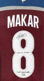Cale Makar Autographed/2x Inscribed Fanatics Jersey Deluxe Framed - Fanatics COA
