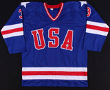 Ken Morrow Signed 1980 Team USA Jersey (JSA COA) Miracle on Ice /Gold Medal Team