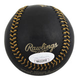 Blue Jays Vladimir Guerrero Jr. Signed Black OML Baseball JSA Witness #WA222455