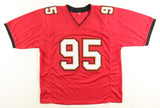 Elijah Roberts Signed Tampa Bay Buccaneers Jersey (Beckett) 2025 5th Round Pk DE