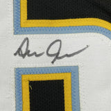 FRAMED Autographed/Signed ASANTE SAMUEL JR. 33x42 LA Black Jersey JSA COA