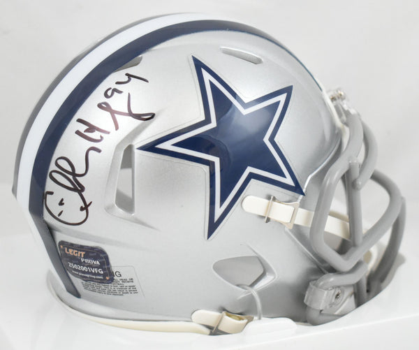 Charles Haley Autographed Dallas Cowboys Speed Mini Helmet - Prova *Black