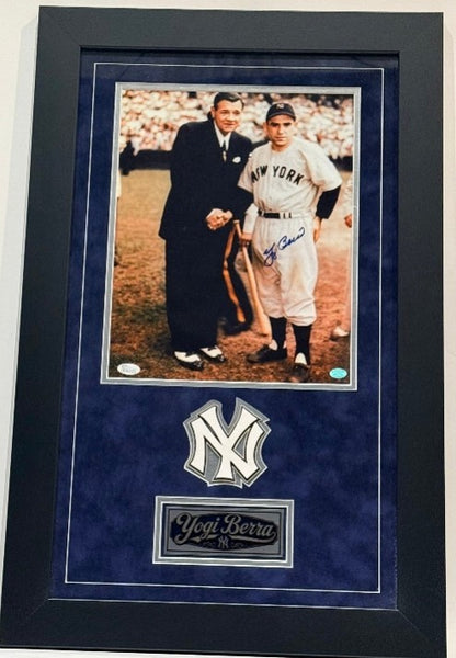 Yogi Berra Autographed 11x14 Photo -- Framed | New York Yankees | JSA COA