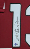 FRAMED KURT WARNER AUTOGRAPHED SIGNED ARIZONA CARDINALS JERSEY BECKETT HOLO