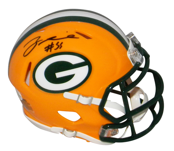 ZA'DARIUS SMITH AUTOGRAPHED SIGNED GREEN BAY PACKERS SPEED MINI HELMET BECKETT