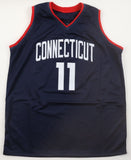 Alex Karaban Signed UConn Huskies Jersey (Beckett) 2xNational Champs 2023 & 2024