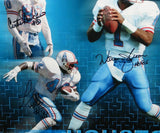 Run-N-Shoot Multi Autographed 16x20 Houston Oilers Photo- JSA Authenticated