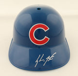Shawon Dunston Signed Chicago Cubs Full-Size Helmet (Schwartz) 1982 #1 Draft Pck