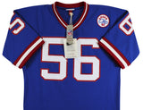 Giants Lawrence Taylor Signed 1986 Blue M&N Throwback Authentic Jersey BAS