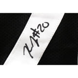 Kaleb Johnson Autographed Pro Style Black Sz XL Jersey Beckett Witness 51676