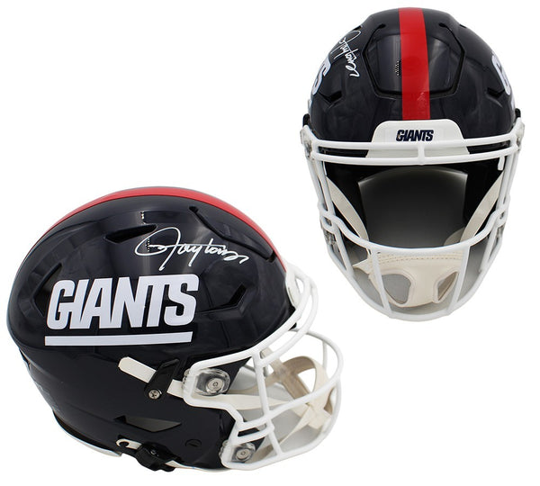 Lawrence Taylor Signed New York Giants SpeedFlex Authentic Throwback Blue Helmet